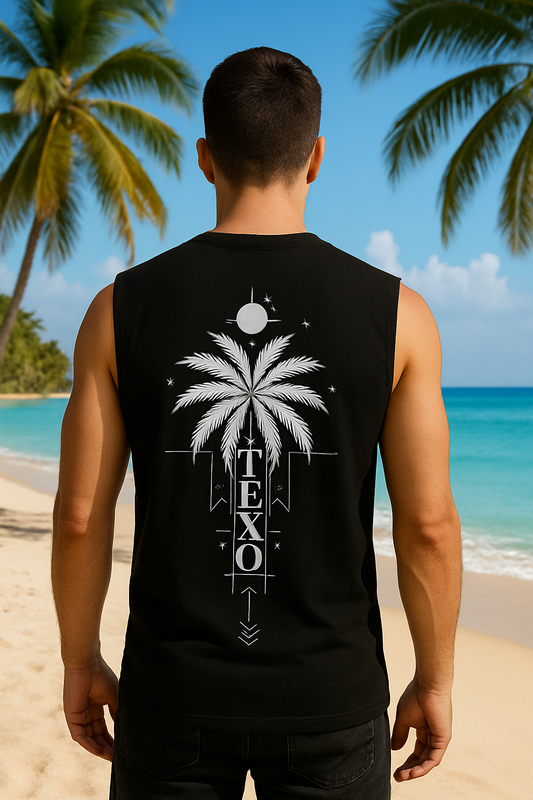 TEXO Palm Tree Manifesto Oversized ClubShirt