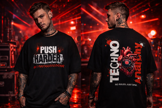 Techno Anarchy Oversized T-Shirt