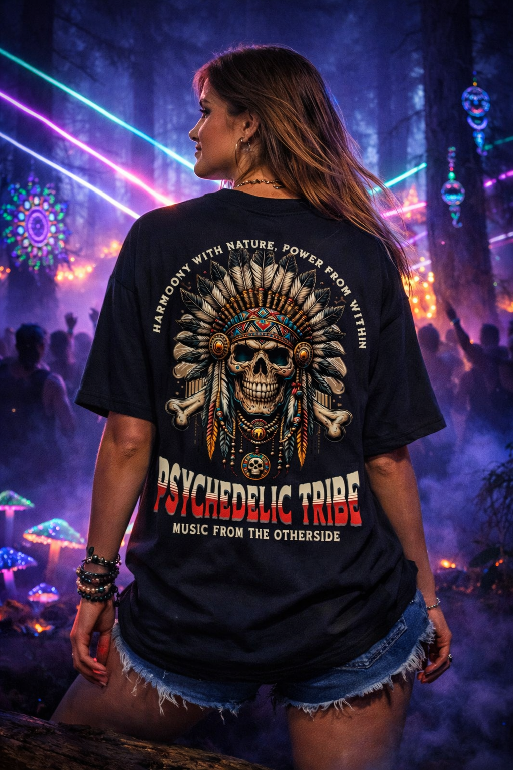 Psy Tribe Oversized T-Shirt