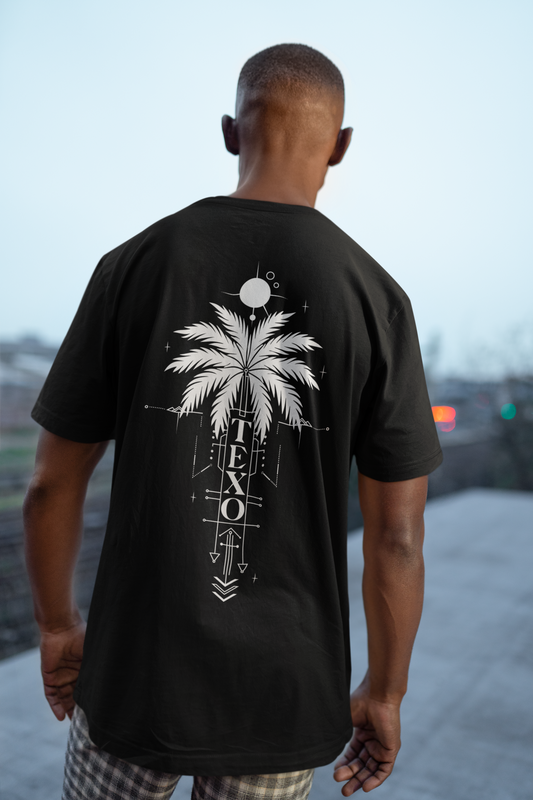 TEXO Palm Tree Manifesto Oversized T-Shirt