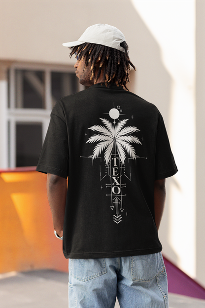 TEXO Palm Tree Manifesto Oversized T-Shirt